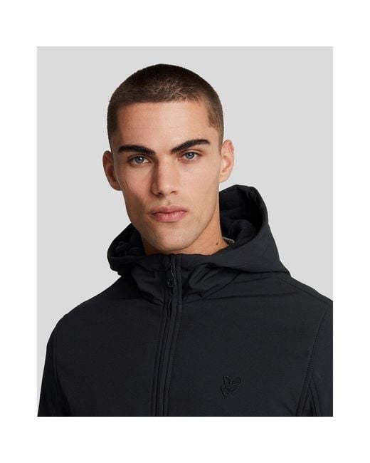 Lyle & Scott Blue Softshell Jacket for men