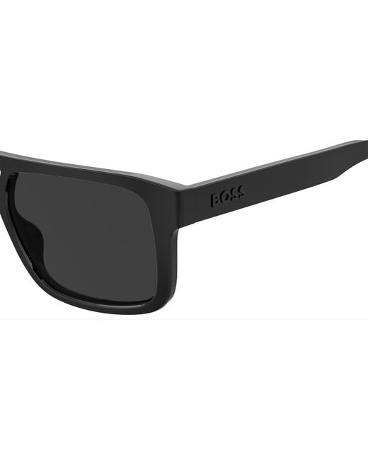 Boss Black Rectangle Sunglasses for men