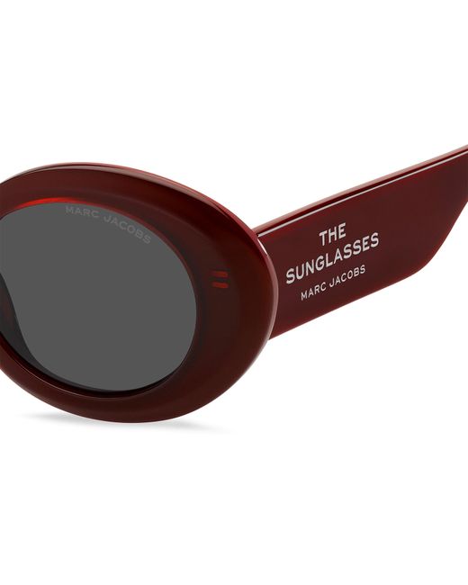 Marc Jacobs Red Round Sunglasses