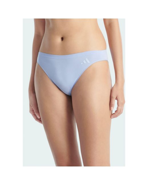 Adidas Blue Low Rise Bikini Brief