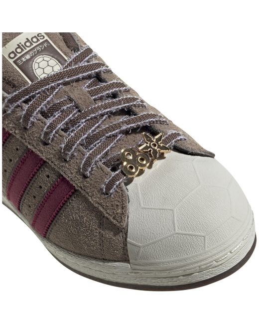 Adidas Originals Brown Tmnt Shelltoe for men