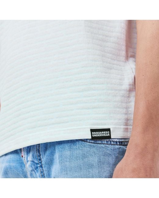 DSquared² White Dsq Heritage Slim Fit T-Shirt for men