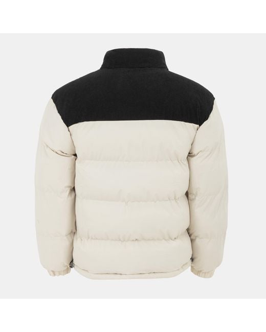 Firetrap Black Full Zip Funnel Neck Long Sleeve Puffer Jacket for men