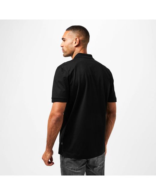 Boss Black H-Paras 65 Polo Quarter Zip Shirt for men