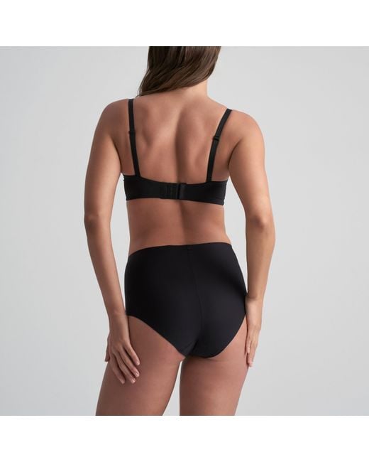 Bye Bra Black Unistretch High Brief