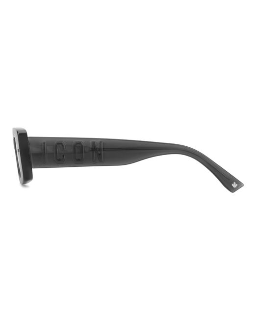 DSquared² Black Round Sunglasses