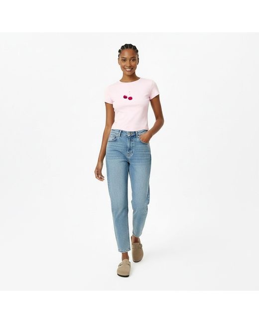 Jack Wills Pink Jw Fruit Baby Slim Fit T-Shirt