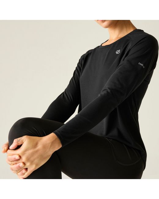 Dare 2b Black Nimble Long Sleeve Quick-Drying T-Shirt