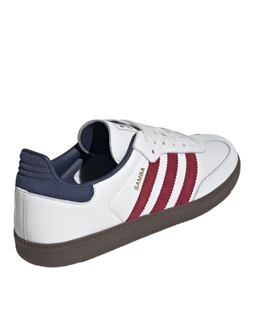 Adidas Originals White Samba Og Low-Top Trainers for men
