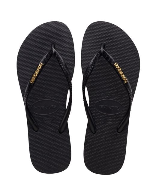 Havaianas Blue Slim Flip Flops