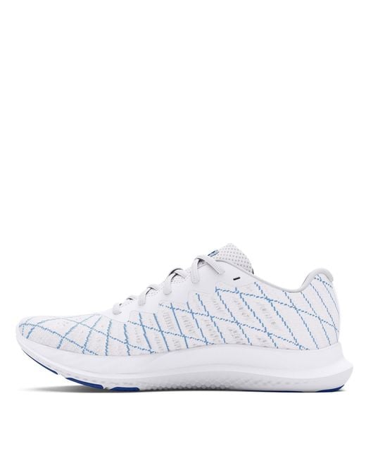 Under Armour White Charged Breeze 2 Running Shoes