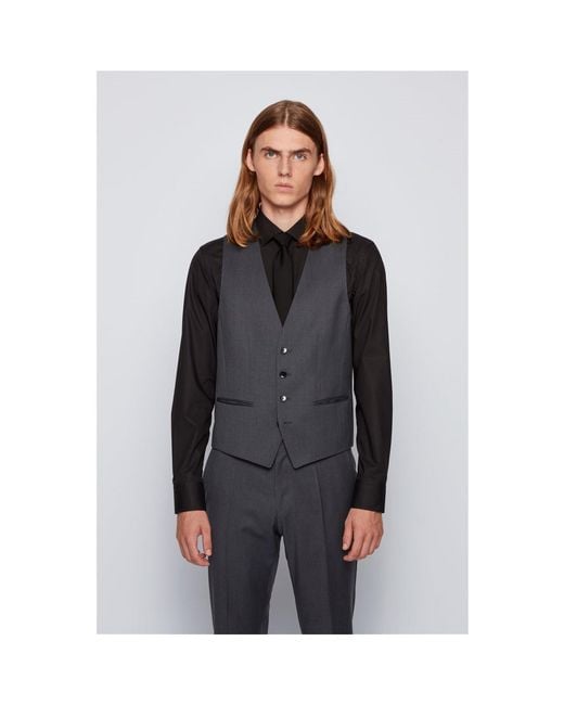 Boss Blue Wilson Waistcoat for men