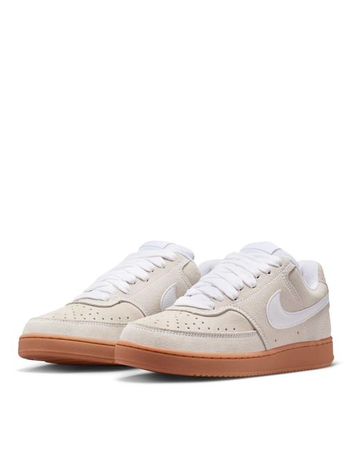 Nike White Low-Top Trainers