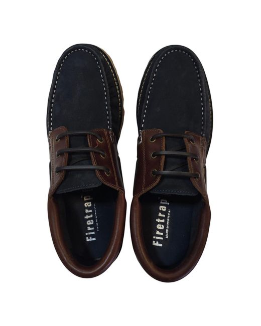 Firetrap Black Jose Shoes for men