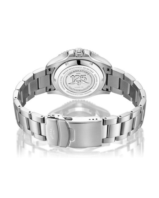 Rotary Metallic Seamatic Watch for men