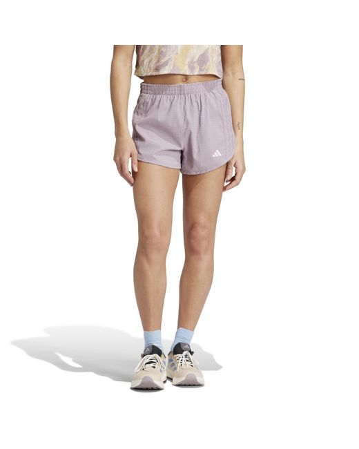 Adidas Purple Performance Running Shorts