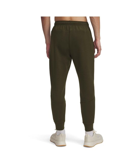Under Armour Black Unstoppable Closed Hem Fleece Joggers for men