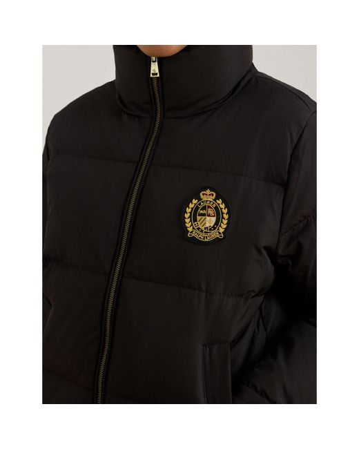 Ralph Lauren Gray Quilted Short Puffer Jacket