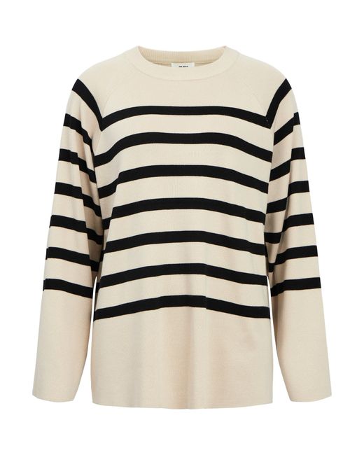 Object Black Ester Knit Crew Neck Jumper