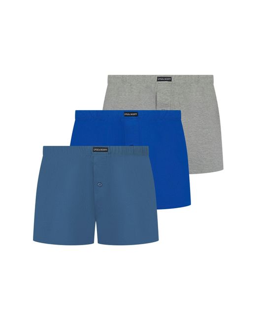 Lyle & Scott Blue Lyle Temi 3Pk for men