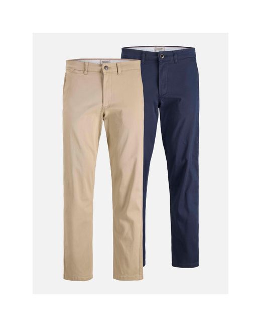 Jack & Jones Blue Jack Kane Dave Chino Sn63 for men
