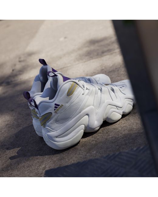Adidas White Crazy Basketball Trainers for men