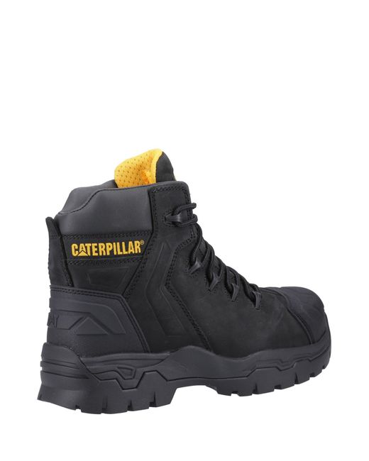 Caterpillar Black Everett S3 Wp Safety Boot for men