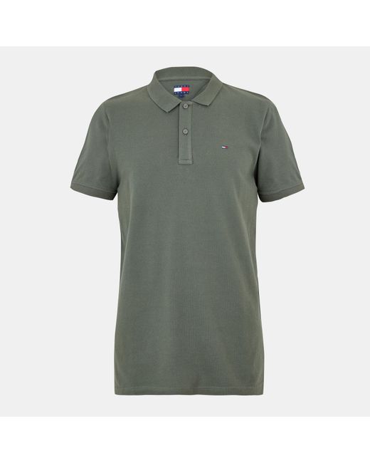Tommy Hilfiger Green Slim Short-Sleeve Polo Shirt for men