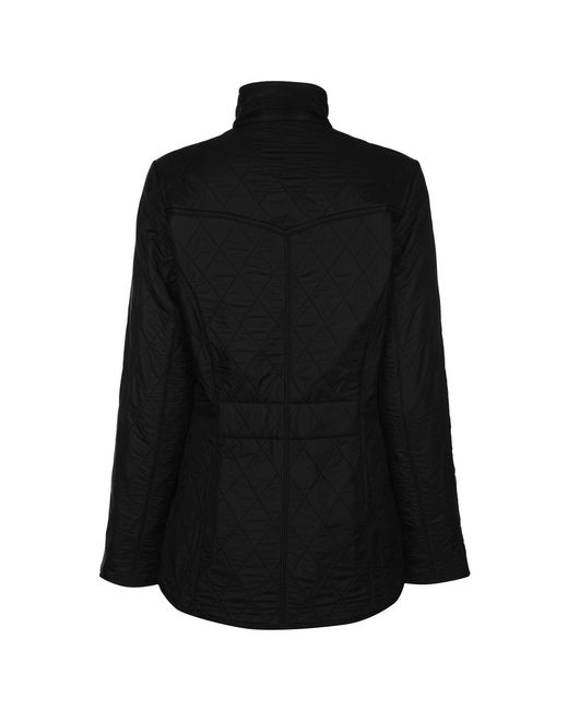 Barbour Blue Cavalry Polarquilt Diamond-Quilted Fleece-Lined Long Sleeve Slim Fit Quilted Jacket