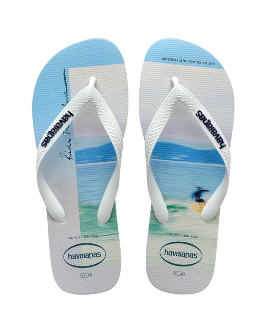 Havaianas Blue Hype And Flip Flops
