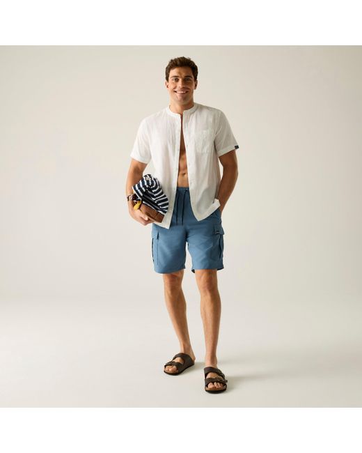 Regatta Blue Blanmont Quick-Drying Swim Shorts for men