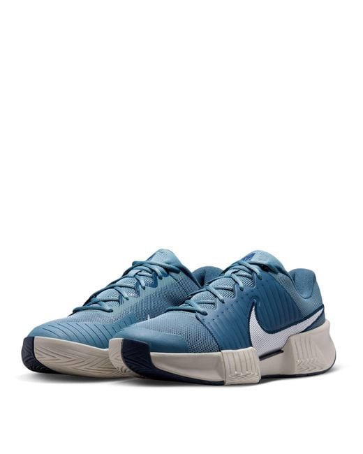 Nike Blue Gp Challenge Pro Hard Court Tennis Shoes for men