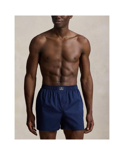 Polo Ralph Lauren Blue 3 Pack Open Boxer Shorts for men