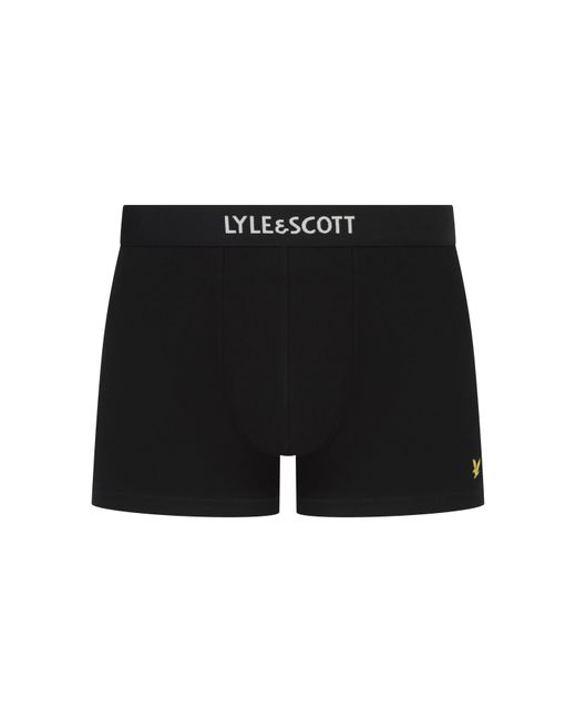 Lyle & Scott Black Devon Boxers for men