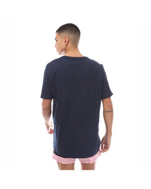 Adidas Blue Cotton T-Shirt Adults for men