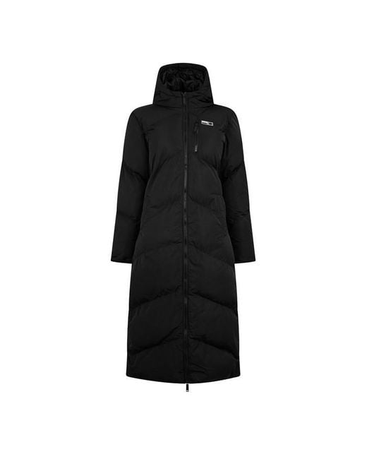 Bench Black Ladies Long Length Maxi Jacket