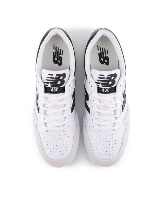 New Balance White Nb 480 for men