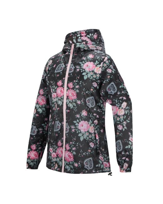 Regatta Black Cath Kidston Waterproof Pack It Jacket