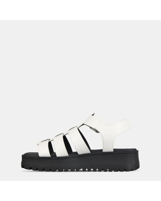 Jack Wills White Gladiator Sandals