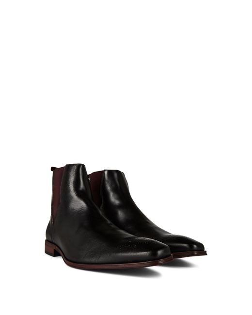 Jeffery West Black Scarface Navegante Chelsea Boots for men