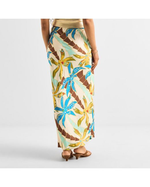 Never Fully Dressed Blue Palm Dorris Skirt
