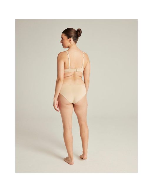 Nudea Natural The Mid Rise Brief Second Skin Stretch