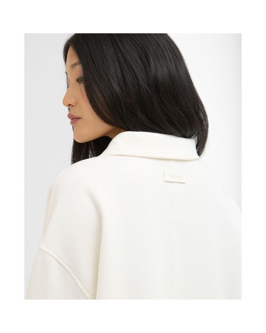 Barbour White Daya Sweatshirt