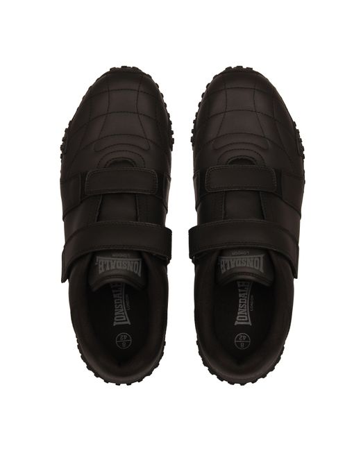 Lonsdale Black Fulham Trainers for men
