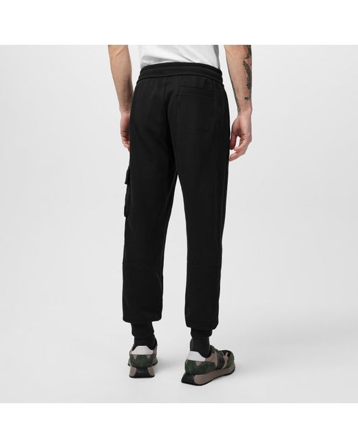 Calvin Klein Black Logo Patch Track Pants for men