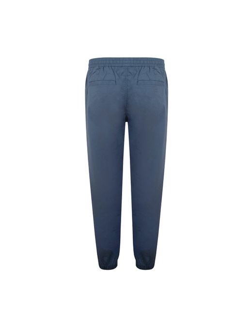 Fabric Blue Cuffed Trsr Sn for men