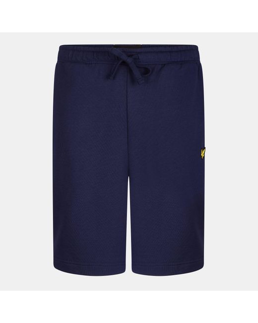 Lyle & Scott Blue Fleece Shorts for men