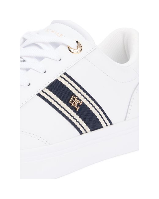 Tommy Hilfiger White Low-Top Trainers
