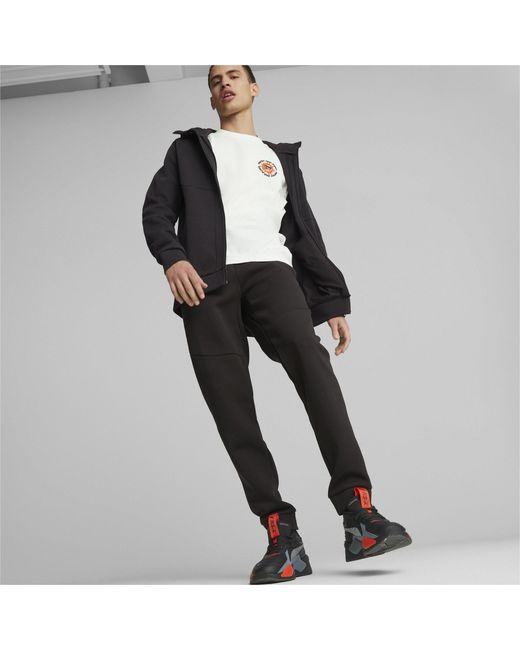 PUMA Black Tech Open Hem Poly Jogger for men