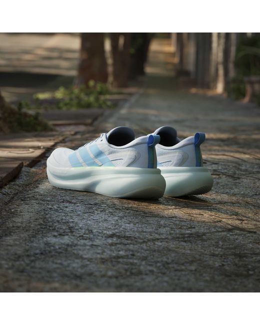Adidas Blue Supernova Glide Running Shoes